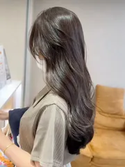 霧感免漂髮色作品，設計師 宣萱，台南中西區Komm