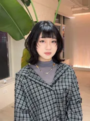 層次外翹燙作品，設計師 温，台中北區Korewa youth 一中店