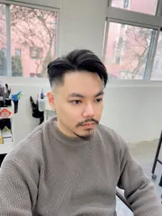 紳士側背油頭作品，設計師 Ester江柔，台中北區KOREWA