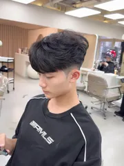 韓系微分髮型作品，設計師 Ester江柔，台中西屯區KOREWA