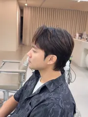 韓系微分碎蓋｜自然側分作品，設計師 Ester江柔，台中北區KOREWA