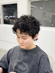 狼尾捲髮作品，設計師 Ester江柔，台中北區KOREWA
