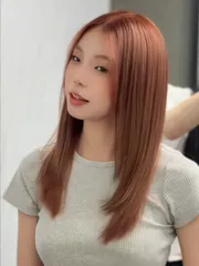 奶茶玫瑰棕 🌹🤎作品，設計師 小白，高雄新興區凡雲髮妝造型