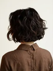 中長深波捲作品，設計師 CoCo，台北內湖區新宿髮型內湖店