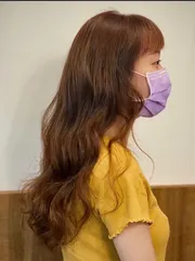 韓式鬆軟燙+ 暮光可可棕作品，設計師 CoCo，台北內湖區新宿髮型內湖店