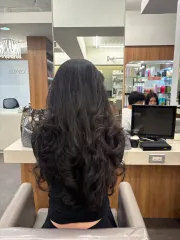 法式深波紋捲作品，設計師 CoCo，台北內湖區新宿髮型內湖店