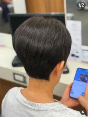 層次感短鮑伯作品，設計師 CoCo，台北內湖區新宿髮型內湖店