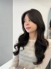 韓系慵懶捲作品，設計師 Hannah，台北大安區Sillage hair