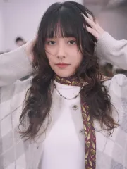 日系層次燙作品，設計師 泰琳，台中西區oásis hair