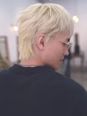 白金髮色作品，設計師 泰琳，台中西區oásis hair