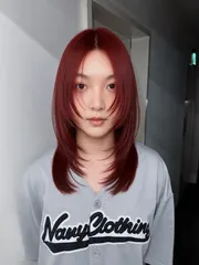 層次染髮作品，設計師 Alisa｜愛麗莎，台北大安區Round2 忠孝一店