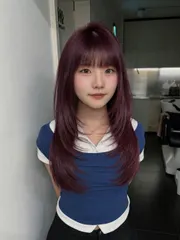 韓系層次剪作品，設計師 Alisa｜愛麗莎，台北大安區Round2 忠孝一店