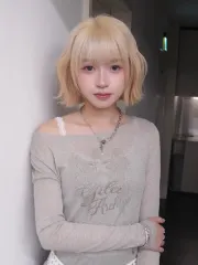 韓系小貓短髮作品，設計師 Alisa｜愛麗莎，台北大安區Round2 忠孝一店
