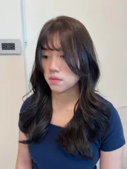 韓系浪漫捲髮作品，設計師 Alina，台南中西區苒苒hair salon