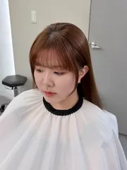 小顏劉海作品，設計師 Michelle米雪❄️，台北中山區Holly hair南西店