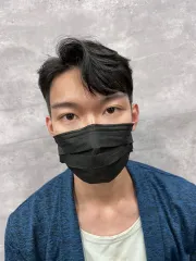 3/7韓系側梳魔術燙作品，設計師 李晨愷/Sunny，台中南區Cutbee男士理髮-美村南店