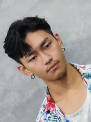 雁型魔術燙作品，設計師 李晨愷/Sunny，台中南區Cutbee男士理髮-美村南店