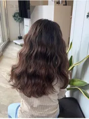 韓系波紋燙作品，設計師 Bella，台南北區XU hair salon
