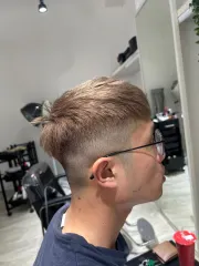 男士漂髮作品，設計師 Bella，台南北區XU hair salon