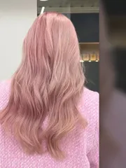 櫻花粉色作品，設計師 Rebecca💋，新北板橋區1997's Hair Salon
