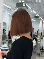 一刀切、縮毛矯正作品，設計師 Welltin鄭沁，台南中西區Raw原生府前店
