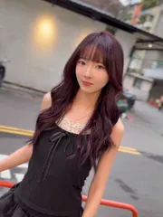 女神感酒紅棕氛圍長髮