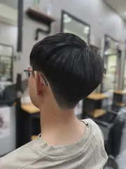 韓系俐落漸層作品，設計師 U咪，台南歸仁區尼曼造型