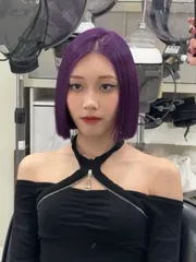 丁香紫➕一刀切