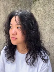 捲度燙髮作品，設計師 Kelly，台北大安區GO_ON HAIR SALON