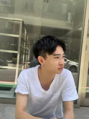 男生剪髮作品，設計師 Kelly，台北大安區GO_ON HAIR SALON