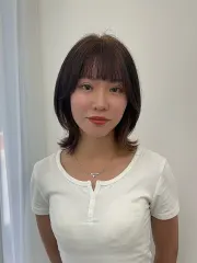 短髮日系外翹作品，設計師 Sandy，台北信義區Komm hair市府店