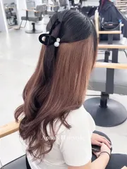內餡染｜奶茶色作品，設計師 安娜♥︎，台南東區Komm hair南紡店