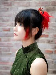 漂色局部染設計《彼岸花》