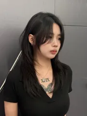 層次髮型作品，設計師 君，台中北區裏hair 尚德店