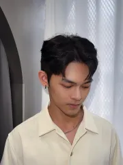 韓系紋理燙作品，設計師 Enn，新北板橋區TREND HAIR JE 府中店