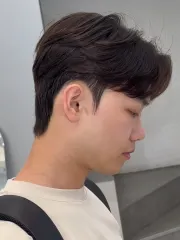 韓系紋理燙作品，設計師 Enn，新北板橋區TREND HAIR JE 府中店