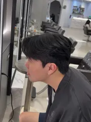 韓系紋理燙作品，設計師 Enn，新北板橋區TREND HAIR JE 府中店