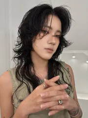 層次感燙髮作品，設計師 瑪麗，台中北區Weshaire
