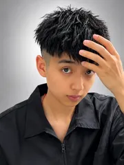 中性燙髮作品,設計師 飛,台北士林區ALLIES