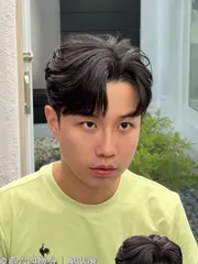 韓系六四分作品，設計師 威比，台中北區裏 hair 尚德店