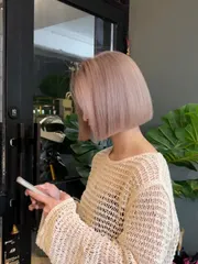 一刀切作品，設計師 Maggie美肌，桃園桃園區仨 hair