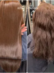 縮毛矯正作品，設計師 Maggie美肌，桃園桃園區仨 hair