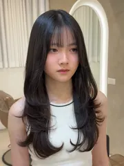 層次燙作品，設計師 Reina，新北板橋區Holly hair 「板橋店」