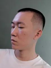 美式漸層-寸頭作品，設計師 阿月🌙，桃園中壢區J́usto