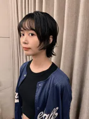 短髮層次燙作品，設計師 oakie，新竹東區Yoshi2號店