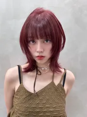 韓系層次剪裁作品，設計師 Froggy，台北大安區Holly hair 忠孝店