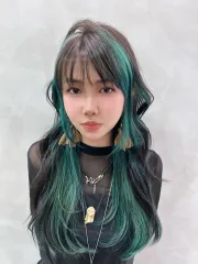 客製化設計染作品，設計師 Froggy，台北大安區Holly hair 忠孝店