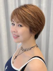 韓系女生短髮作品，設計師 Celine，新北板橋區Allies