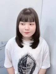 輕羽層次剪作品，設計師 祝祝 Beverly，桃園中壢區Tiam延平店