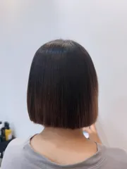 日系一刀切・質感深棕作品，設計師 祝祝 Beverly，桃園中壢區Tiam延平店